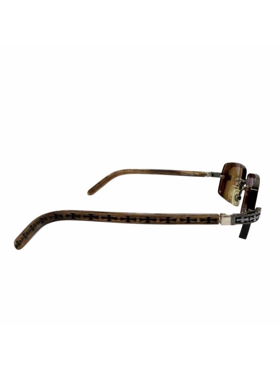 Chrome Hearts Three Bob 925 Rimless Two Point Cross Temple Eyewear Sunglasses main image 9